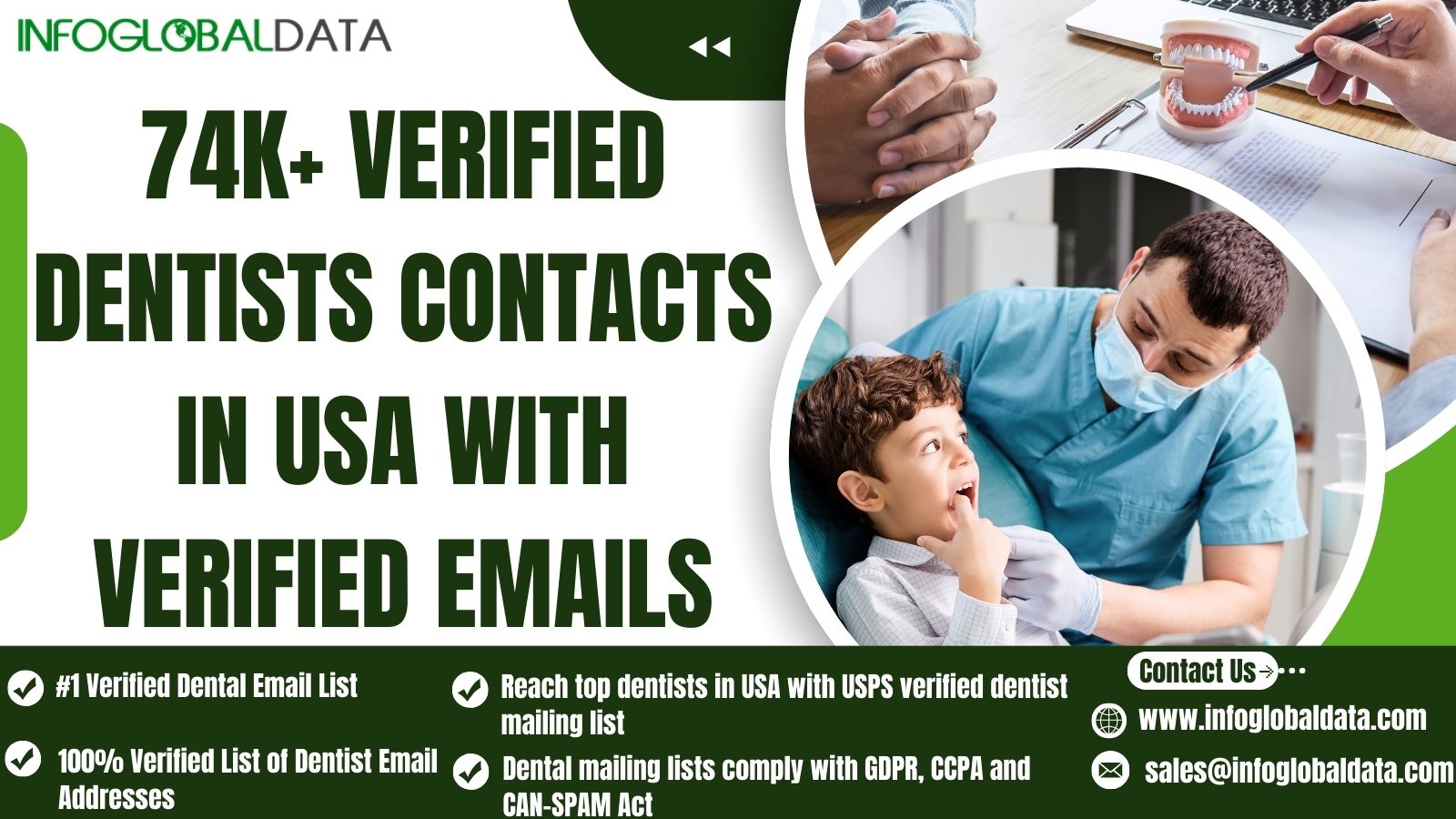 What Is a Dentist Email List and How InfoGlobalData Helps Boost Your Dental Marketing?