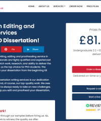 PHD Best Dissertation Editing Services