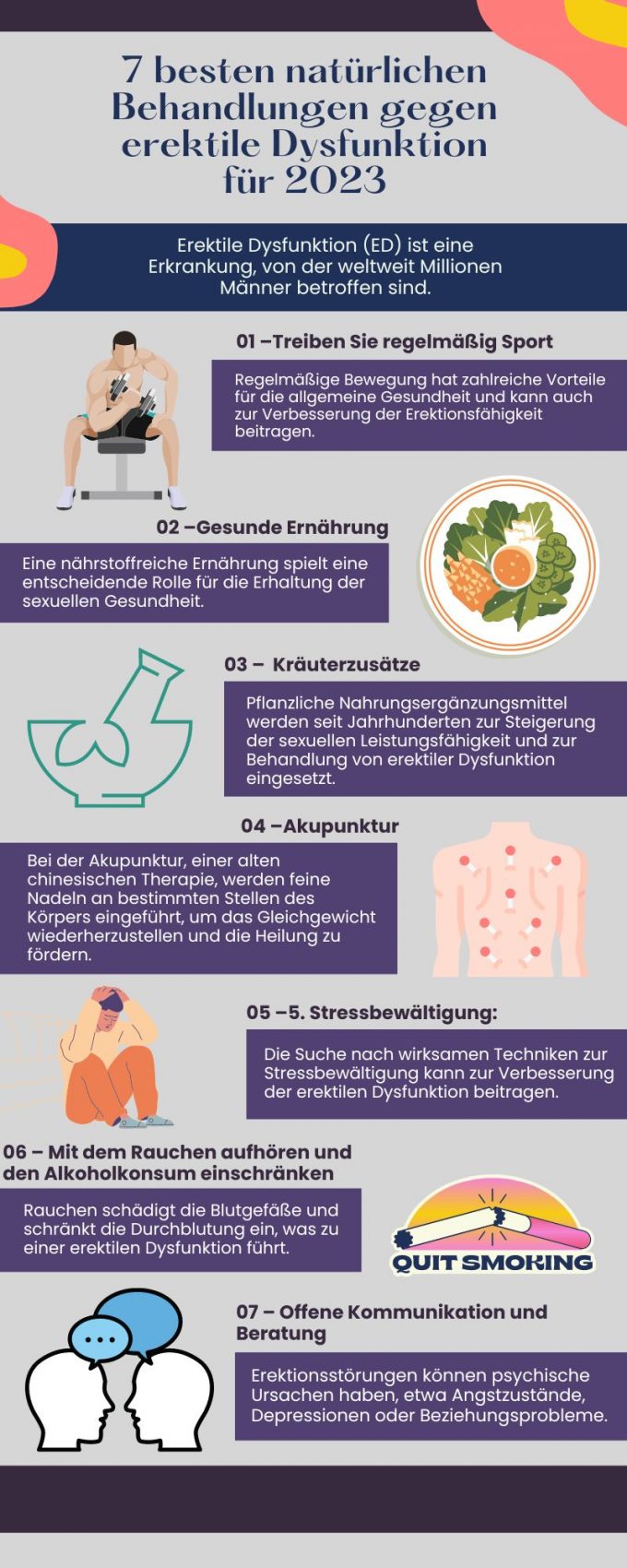 7 besten natürlichen Behandlungen gegen erektile Dysfunktion für 2023