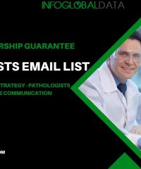 Mapping out Healthcare Solutions: Transforming B2B Marketing with Pathologists Email List