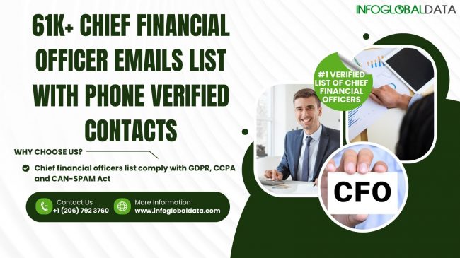 What Is a CFO Email List and Why InfoGlobalData Is the Trusted Provider?