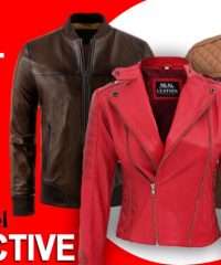 Red Customized Leather Jacket