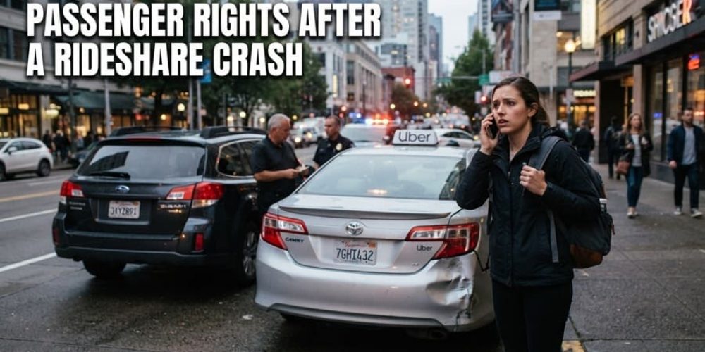 Passenger Rights After a Rideshare Crash: What You Can Do Now