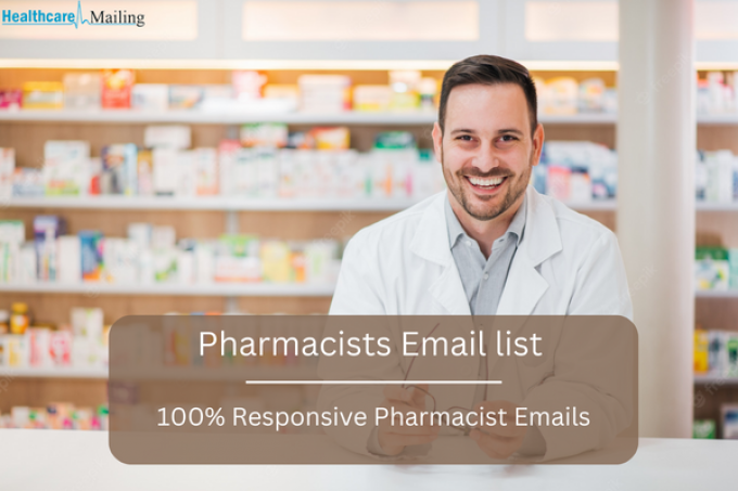 How does a pharmacist email list provide me with relevant data insights?