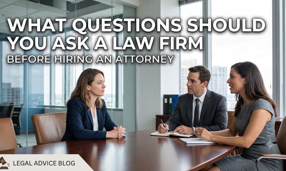 What Questions Should You Ask a Law Firm Before Hiring an Attorney