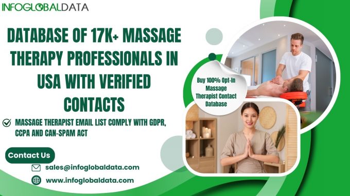 Enhance Your Marketing Strategy with a Verified Massage Therapist Marketing List