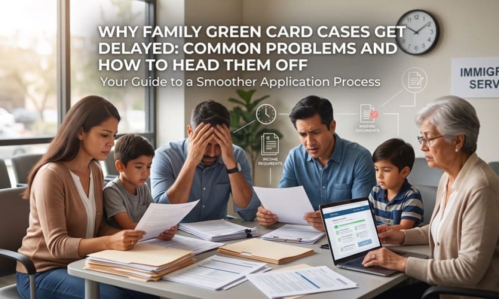 Why Family Green Card Cases Get Delayed and How to Prevent It