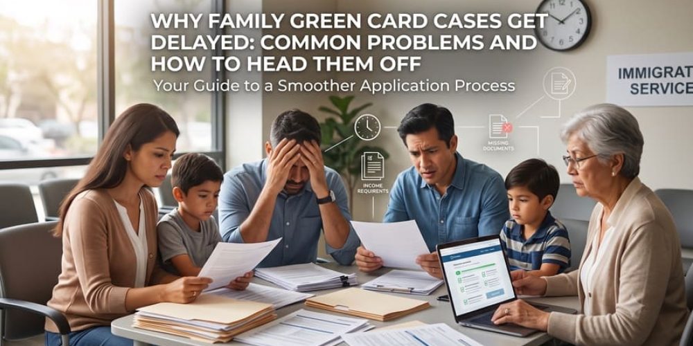 Why Family Green Card Cases Get Delayed: Common Problems and How to Head Them Off